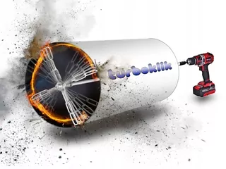 Rotačná súprava na mechanické čistenie komína zospodu - "Turboklik"